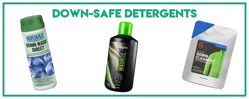 down safe detergents