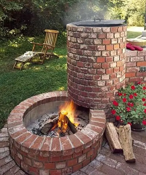 ideas fire pits backyard smoker