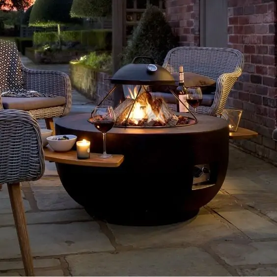 ideas fire pits backyard extras