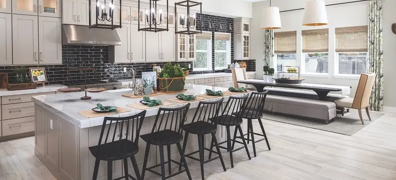 extended kitchen nooks