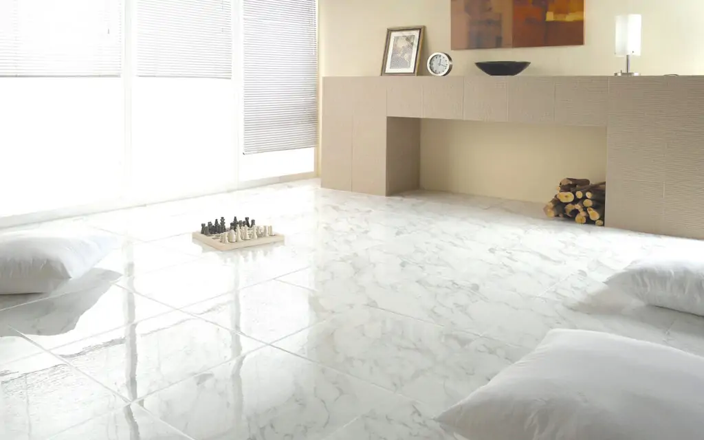 . marble floor