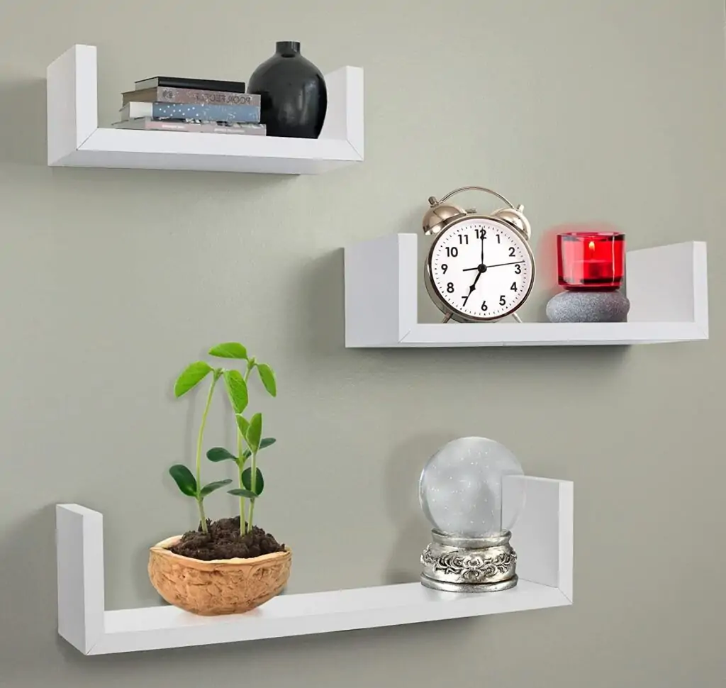 U Shaped Shelving