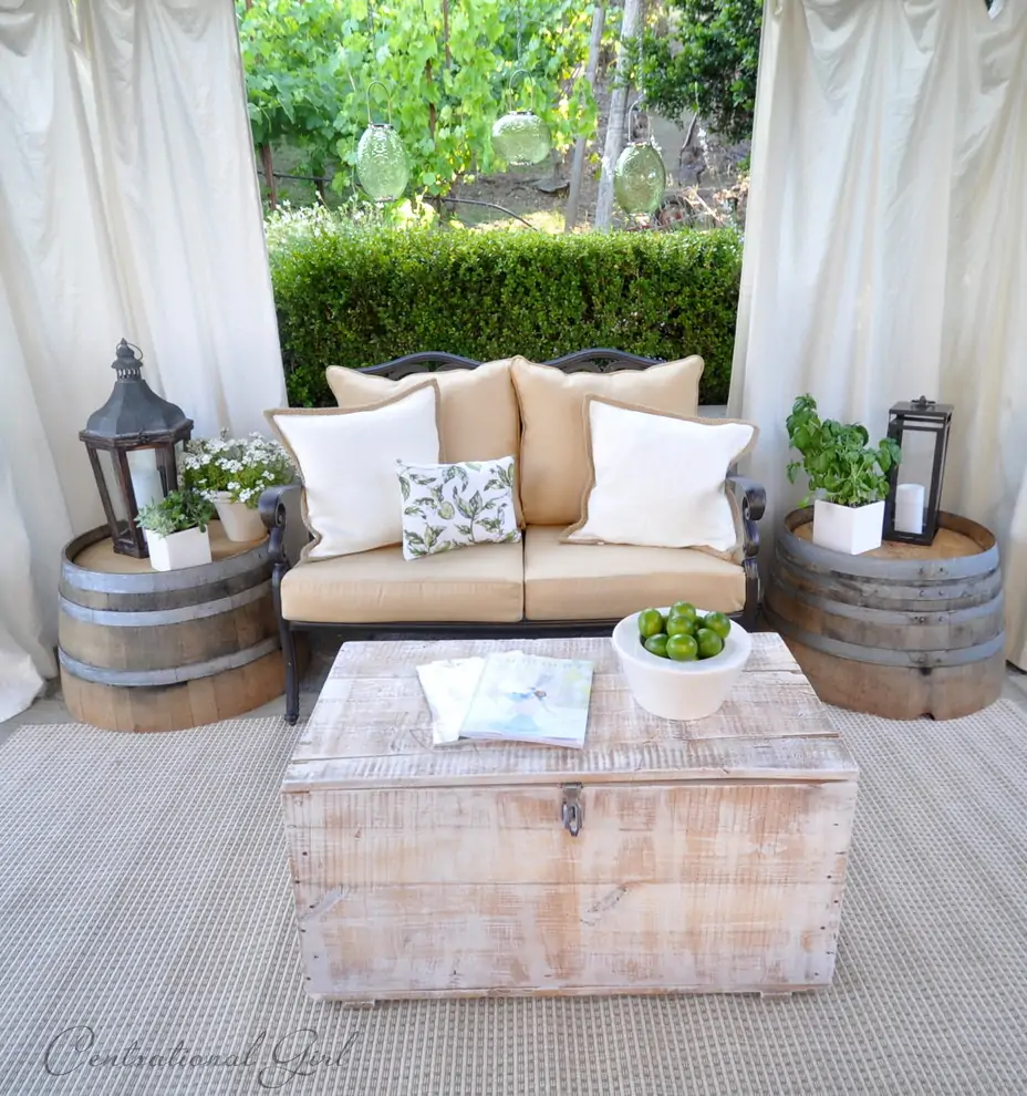 diy barrel tables