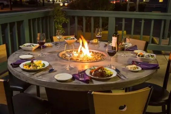 firepit table