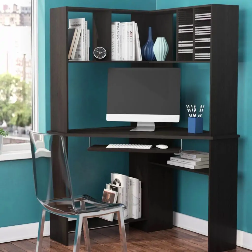 black corner desk