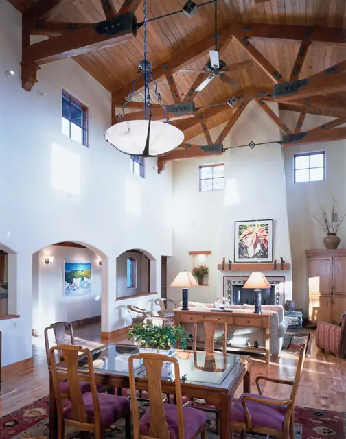 mediterranean style living room