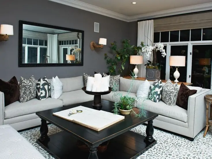 Black Magic design of living room