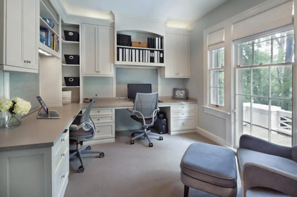 x home office layout