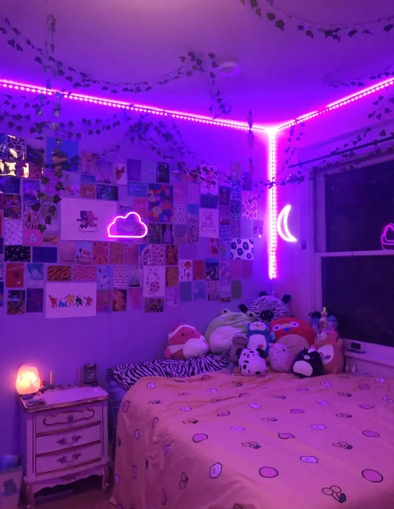 lighting bedroom ideas neon lights