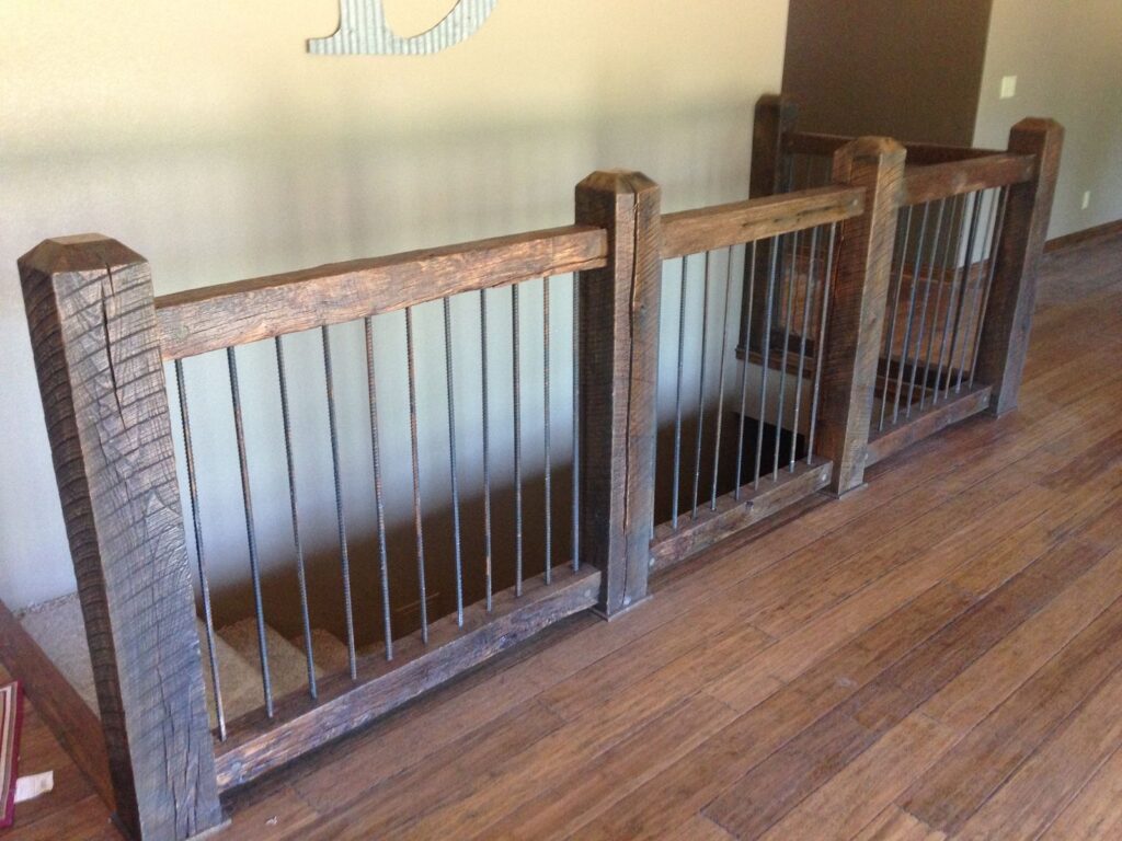 loft railings ideas reclaimed metal