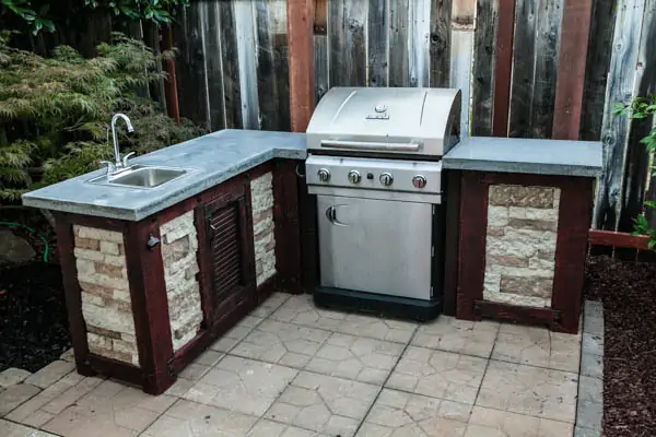 outdoor kitchen ideas minimalist