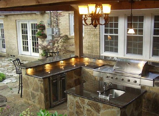 outdoor kitchen ideas cozy