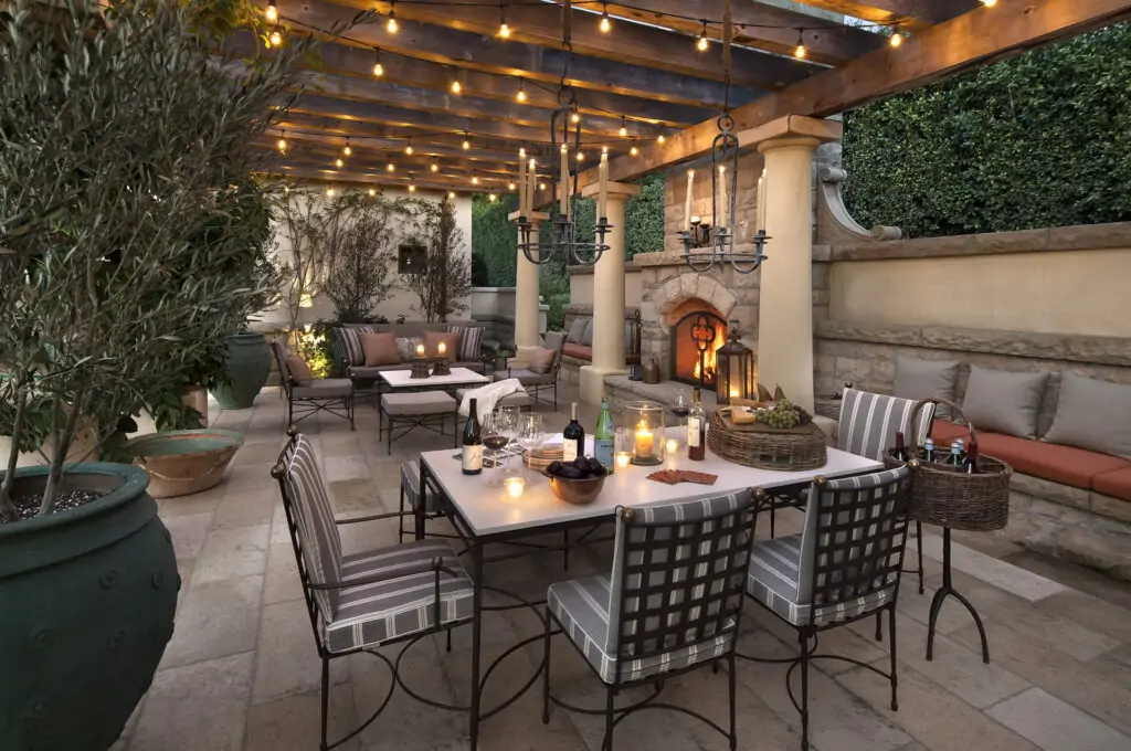 pergola lights ideas chandeliers candles