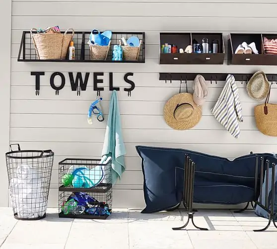 Use Wall Hooks or Baskets for Easy Organization