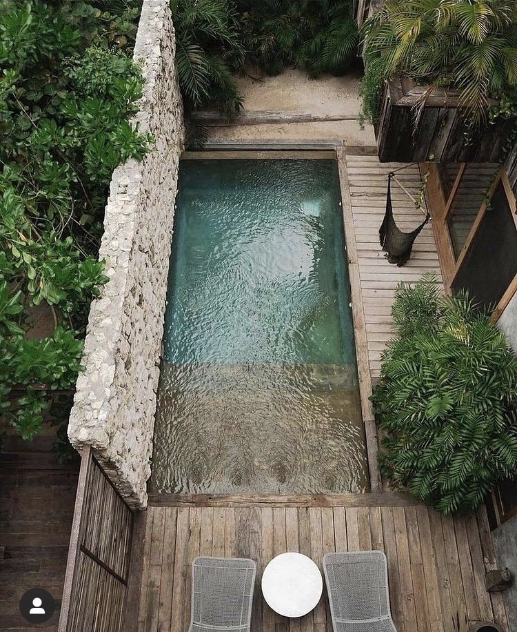 pool fence ideas stone jungle