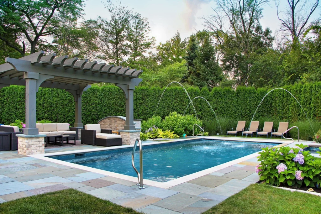 above ground pool ideas for backyard