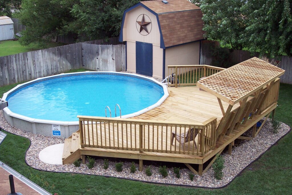 pool Ideas for backyard with hill