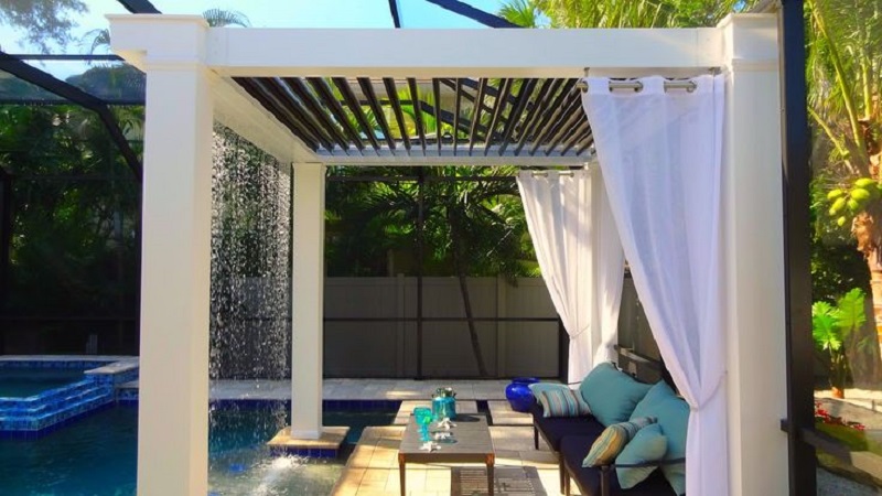 pergola for decorating pool patio