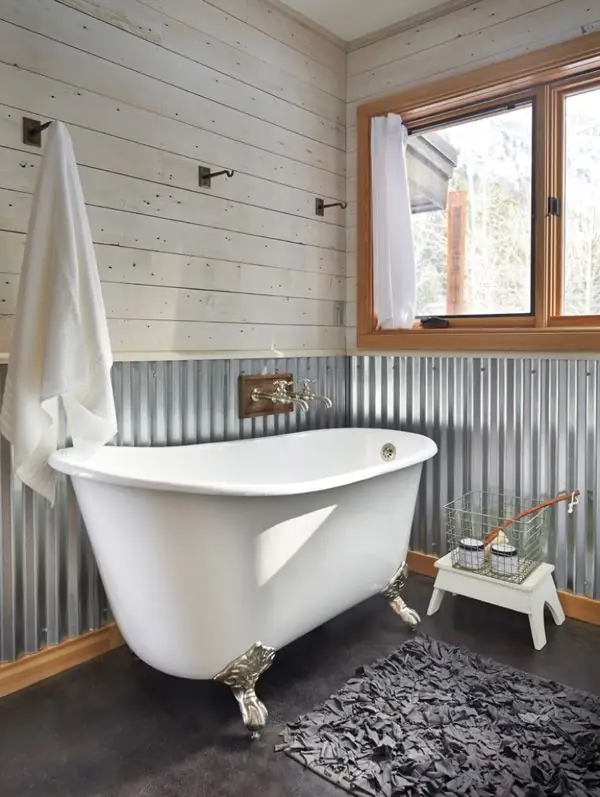 Rustic Bathroom Wall Ideas