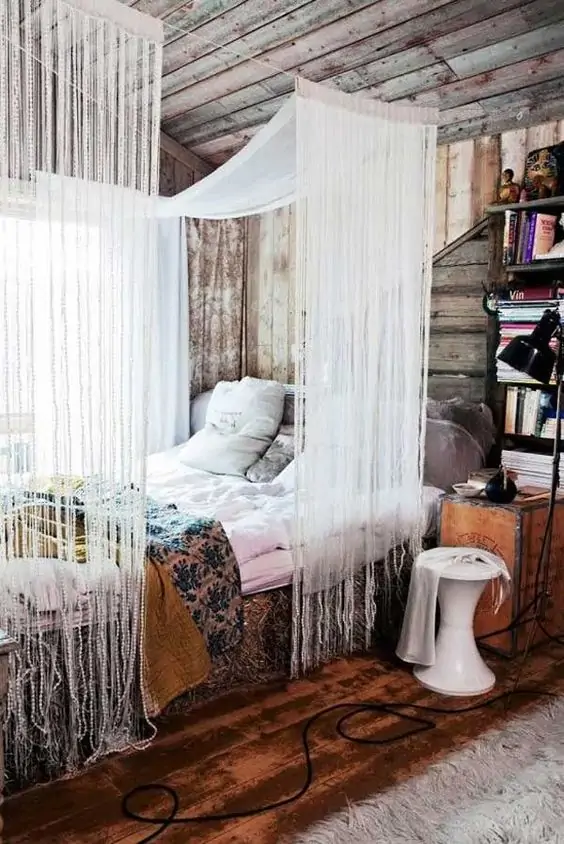 rustic bedroom ideas budget diy canopy