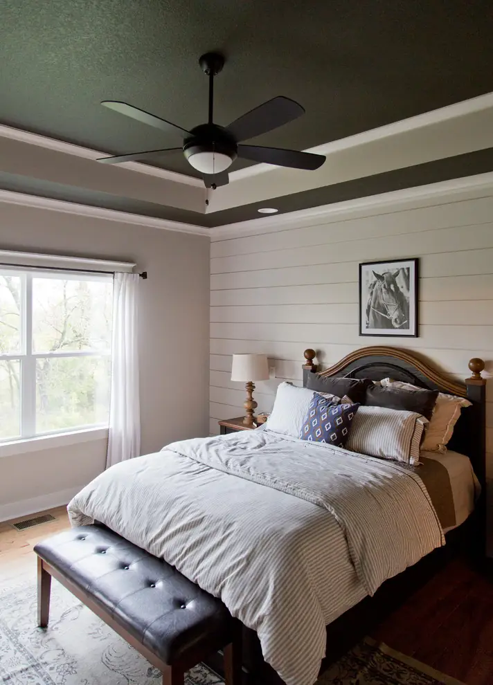 rustic mens bedroom ideas ceiling fan