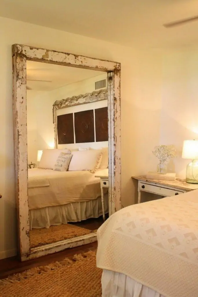 rustic bedroom ideas vintage frame