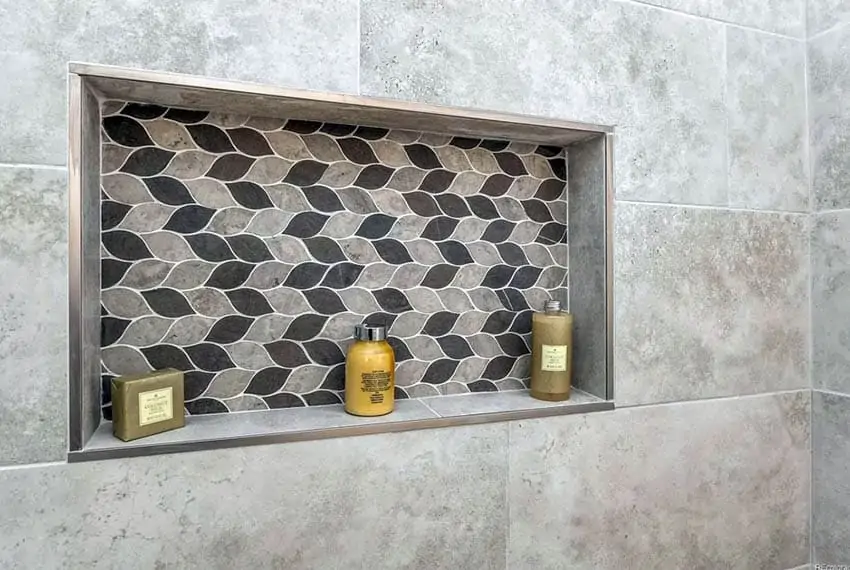 shower niche horizontal