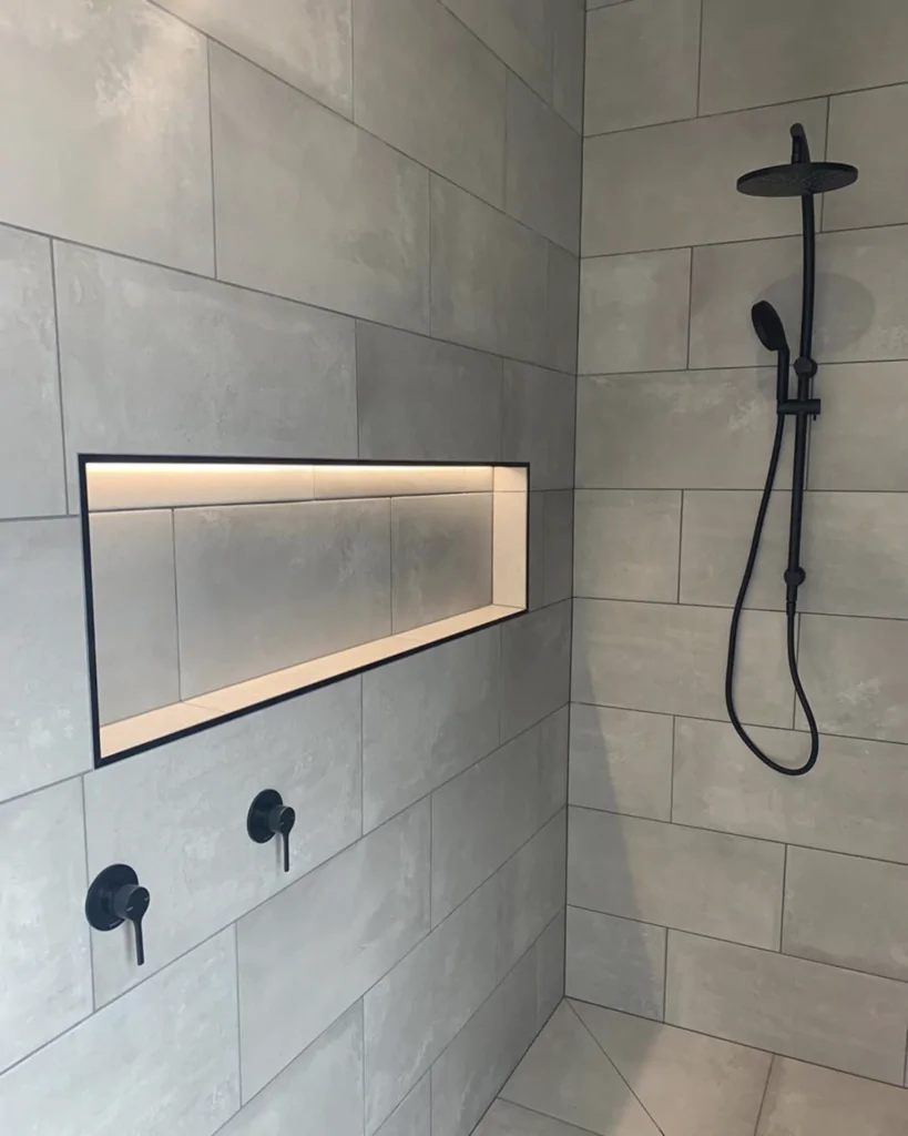 shower niche ideas seamless