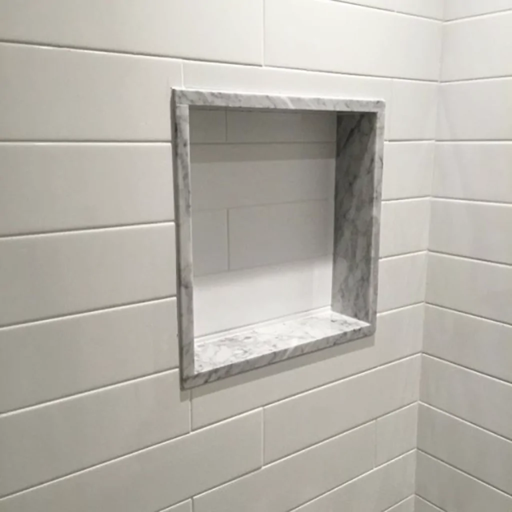 shower niche ideas framed