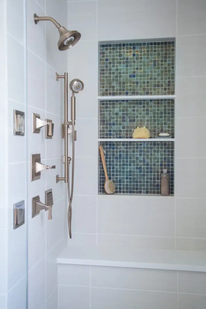 shower ideas small tiles