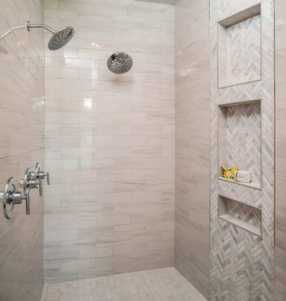 shower niche ideas multiple