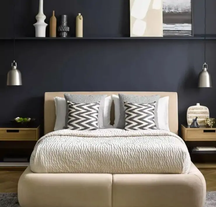 low bed small bedroom decor