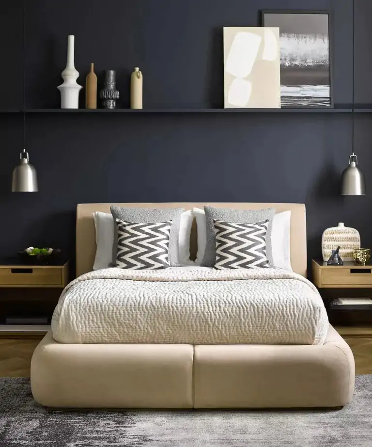 low bed small bedroom decor