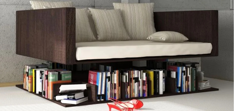 Bookcase sofa