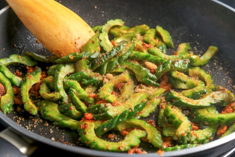 cooking with snake gourd