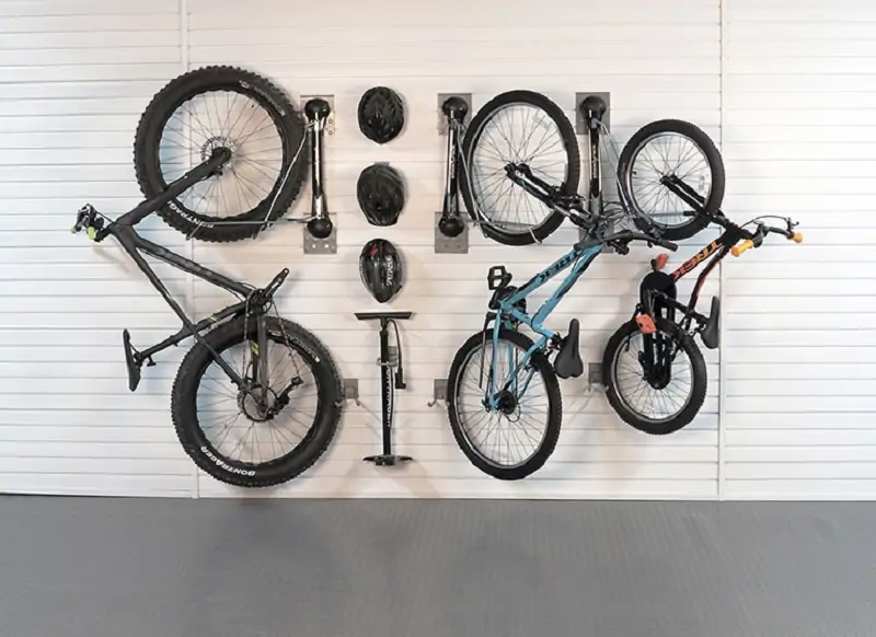 . Hang Sports Gears Like Kayaks and Bicycles on Wall