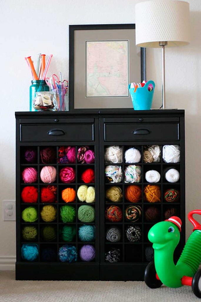 Wine Cabinet as Storage