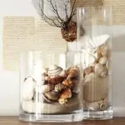 beach shell vase filler c