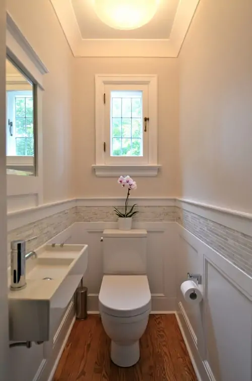 wainscoting ideas bathrooms small bathroom