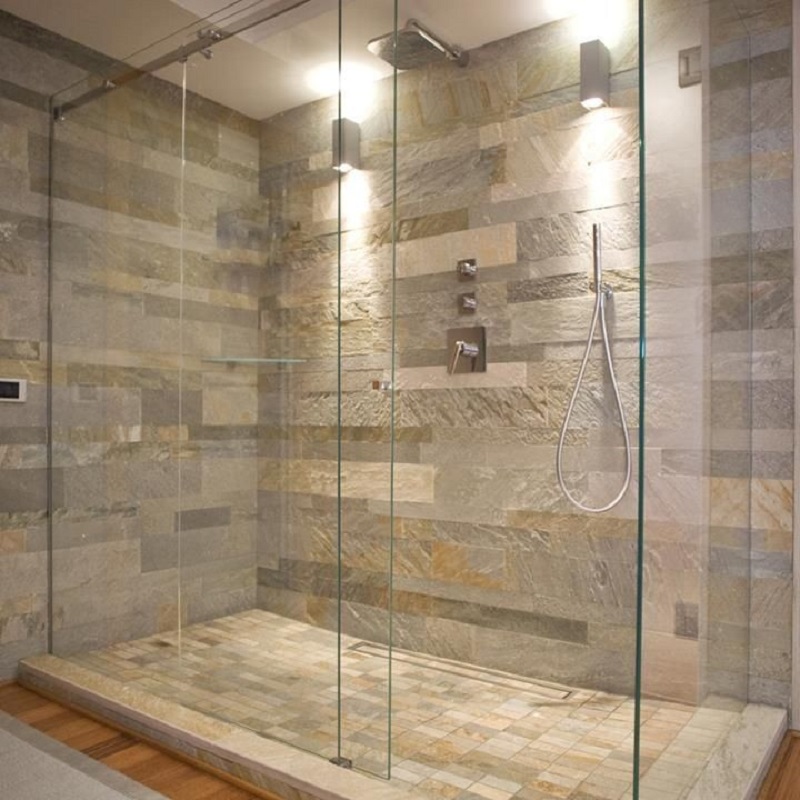 stone mosaic tiles for walk in shower