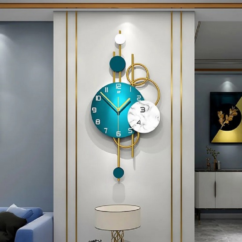 DIY lighting over the wall clock