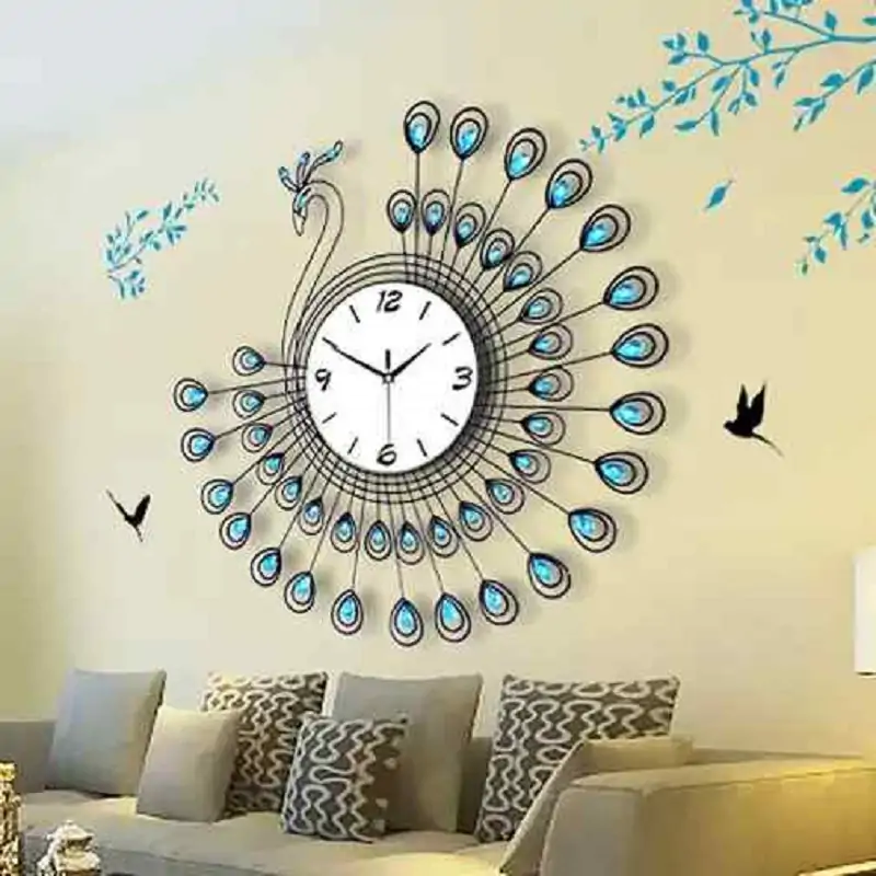 perfectly centered wall clock