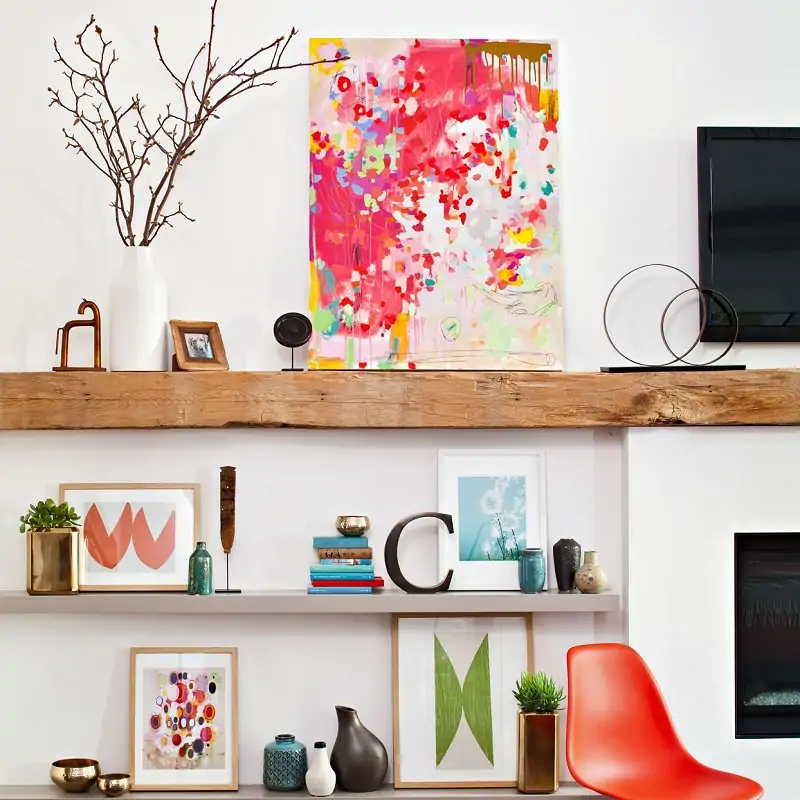 repurposed furniture diy ideas for living room wall
