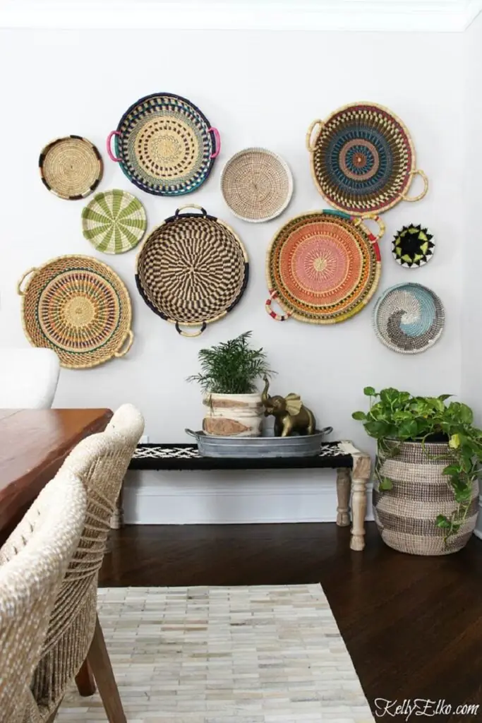 statement gallery for living room wall