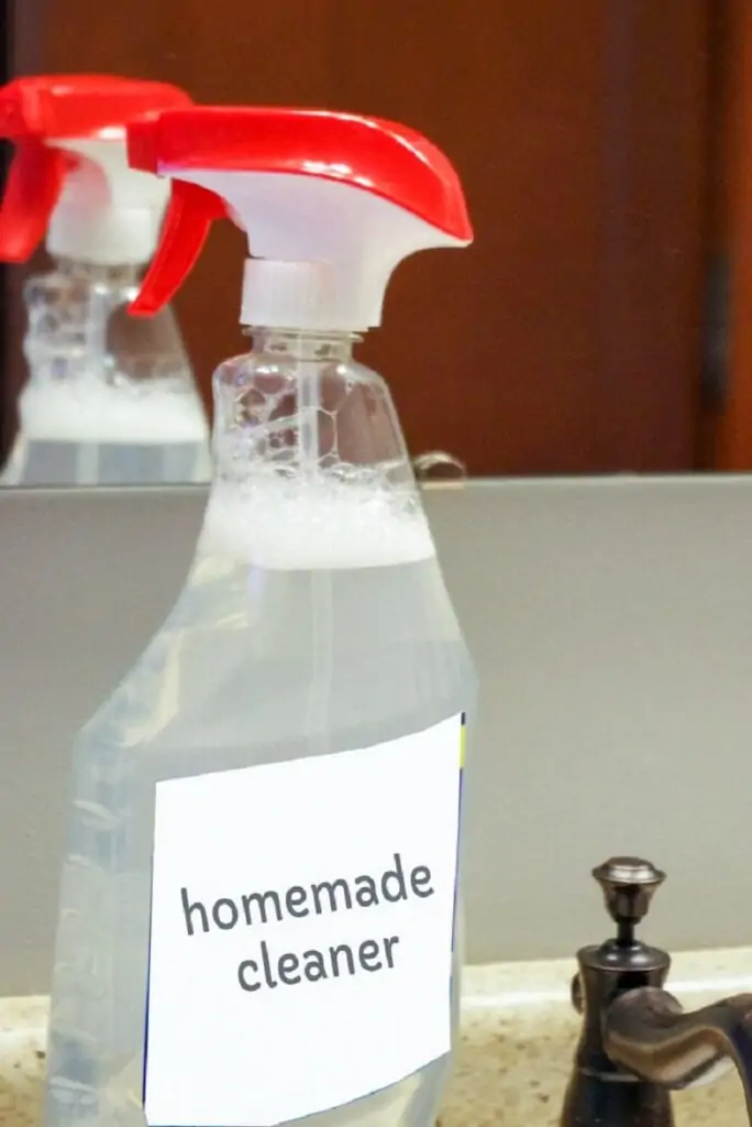 Home made dish soap cleaner