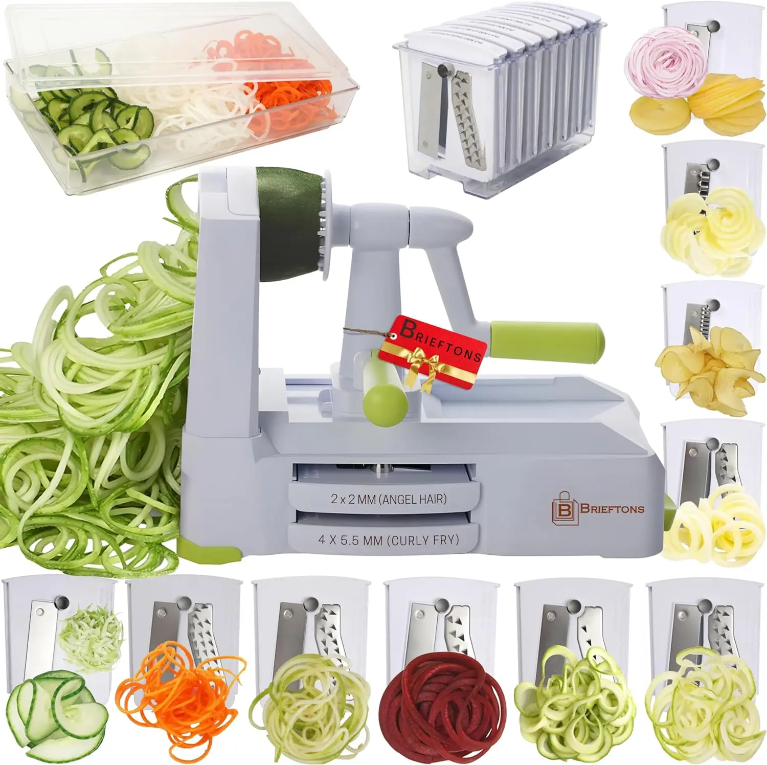 Brieftons Blade Vegetable Spiralizer
