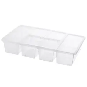Compartment Snackle Box Container for Fridge