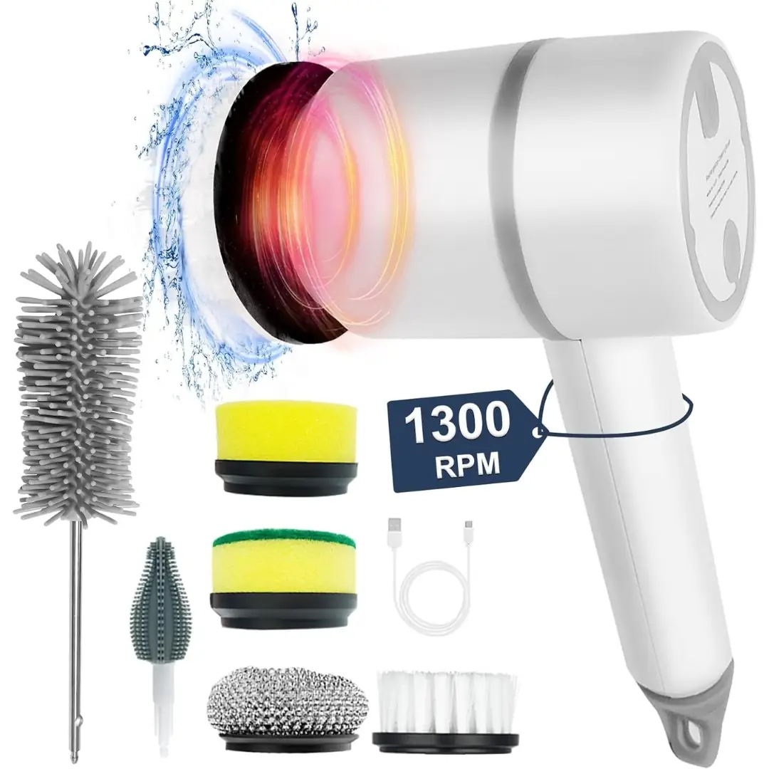 Electric Cleaning Brush Handheld Spin Scrubber Electric Cleaning Brush Handheld Spin Scrubber