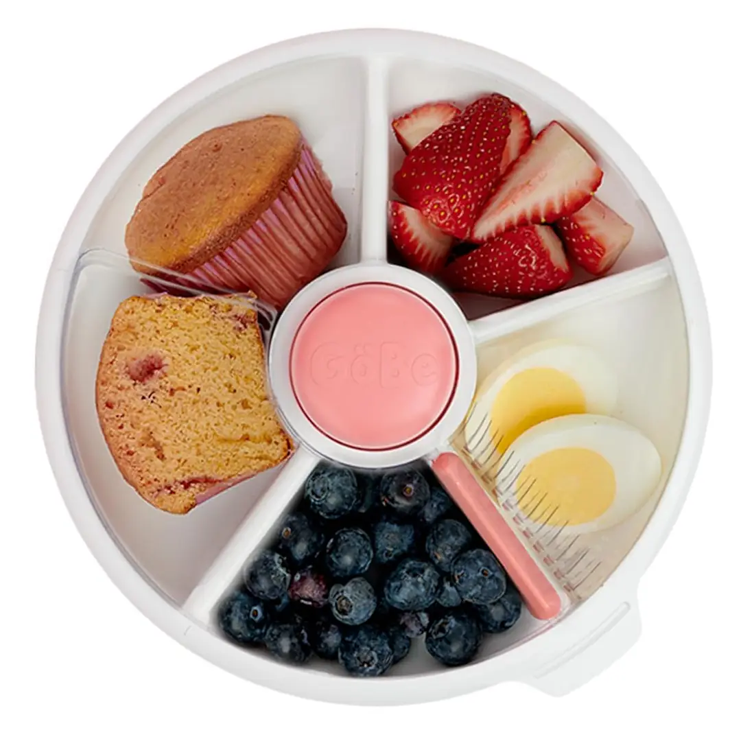 GoBe Kids Large Snack Spinner Container With Compartment GoBe Kids Large Snack Spinner Container with Compartment