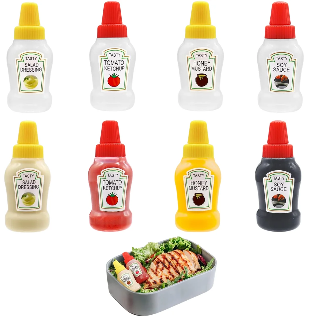Plastic Portable Containers Bottle For Sauce Plastic Portable Containers Bottle for Sauce